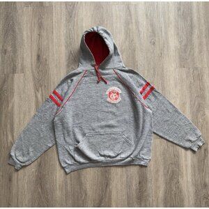 Rare Vintage 80s Sportswear Wisconsin University Badgers Hoodie NCAA XL USA Made